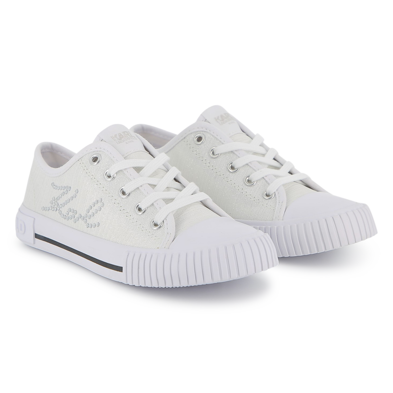 SNEAKERS MET VETERS KARL LAGERFELD KIDS 
                        GIRL
