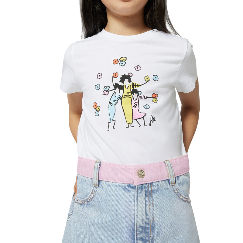 T-SHIRT KORTE MOUWEN SONIA RYKIEL 
                        GIRL