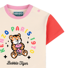 T-shirt met glanzende print KENZO KIDS 
                    GIRL