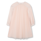 Bi-materiaal jurk BILLIEBLUSH 
                    GIRL