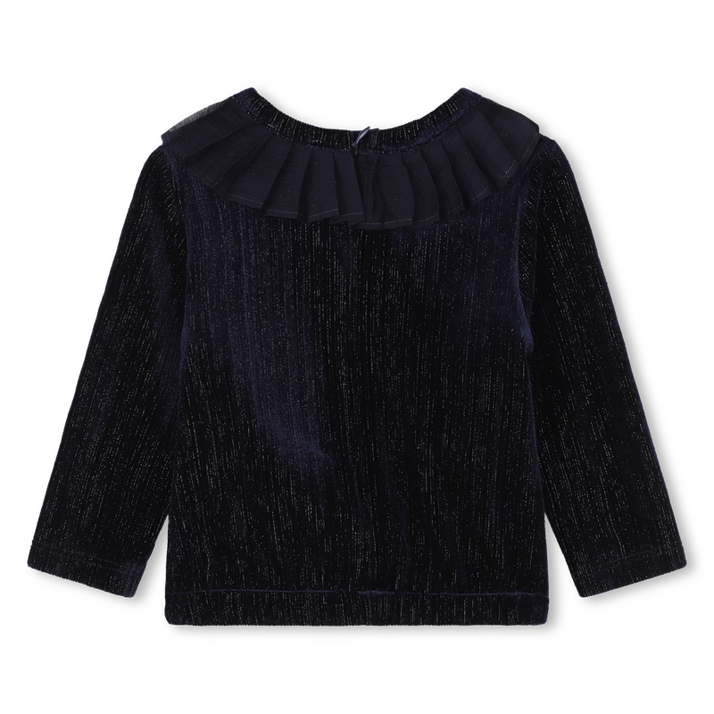 Blouse van velours CARREMENT BEAU 
                        GIRL