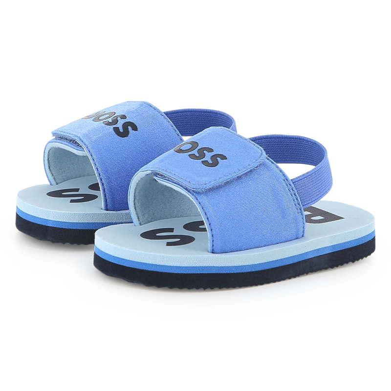 Slippers met klittenband BOSS 
                        BOY