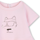Jurk en legging set KARL LAGERFELD KIDS 
                    GIRL