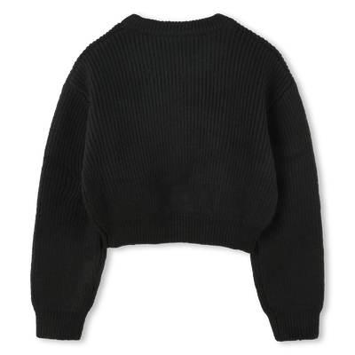 Korte trui met logo HUGO GIRL