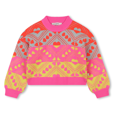 Gebreide trui met hartjespatroon BILLIEBLUSH GIRL