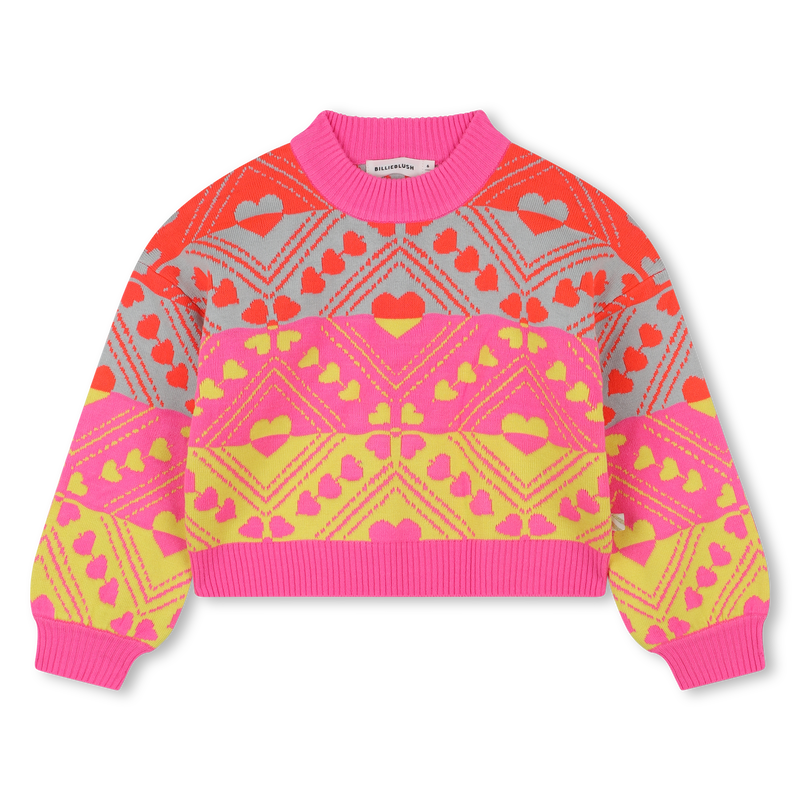 Gebreide trui met hartjespatroon BILLIEBLUSH 
                        GIRL