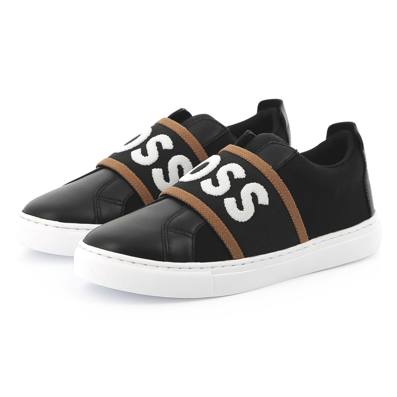 Sneakers van twee materialen BOSS 
                        JONGEN