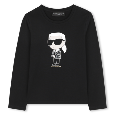 T-shirt met lange mouwen KARL LAGERFELD KIDS GIRL