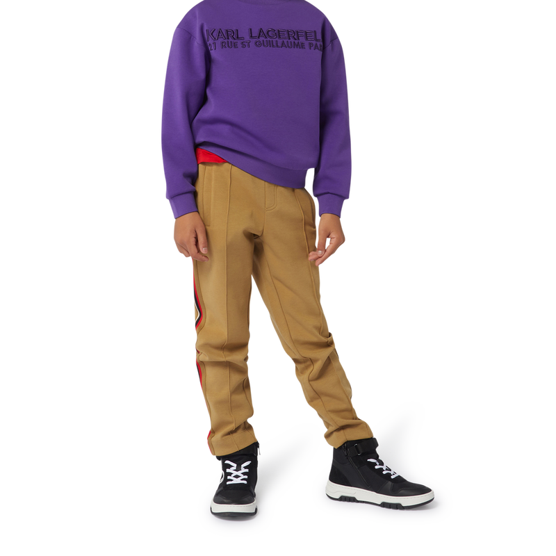 Hoge lederen sneakers KARL LAGERFELD KIDS 
                        BOY