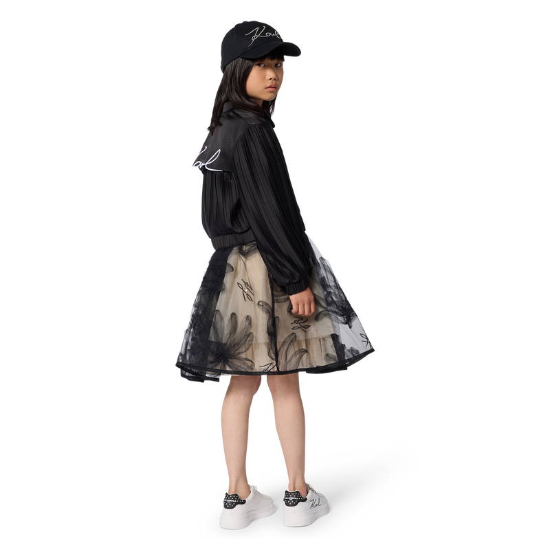 Jas met geplooide mouwen KARL LAGERFELD KIDS 
                        MEISJE