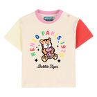 T-shirt met glanzende print KENZO KIDS 
                    GIRL