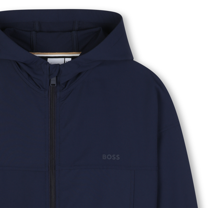 HOODIE MET RITS BOSS 
                        BOY