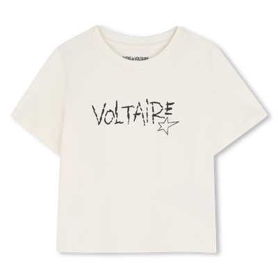 T-SHIRT MET KORTE MOUWEN ZADIG & VOLTAIRE GIRL