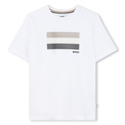 T-shirt met korte mouwen, WIT, hi-res