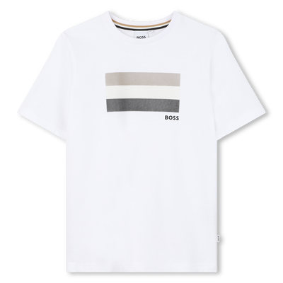 T-SHIRT MET KORTE MOUWEN BOSS BOY