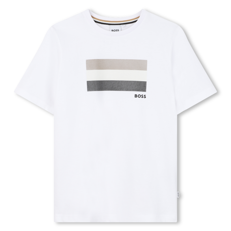 T-SHIRT MET KORTE MOUWEN BOSS 
                        BOY