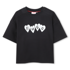 T-shirt met korte mouwen, ZWART, hi-res