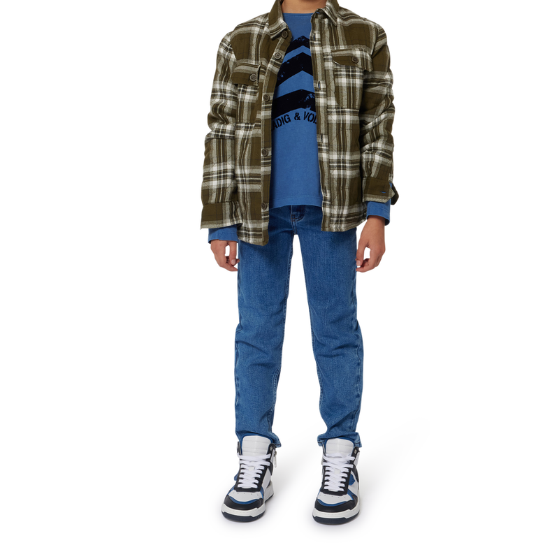 Katoenen overhemd met stiksels ZADIG & VOLTAIRE 
                        BOY