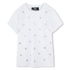 T-SHIRT KORTE MOUWEN KARL LAGERFELD KIDS 
                    GIRL