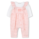 T-shirt + overalls set KENZO KIDS 
                    GIRL