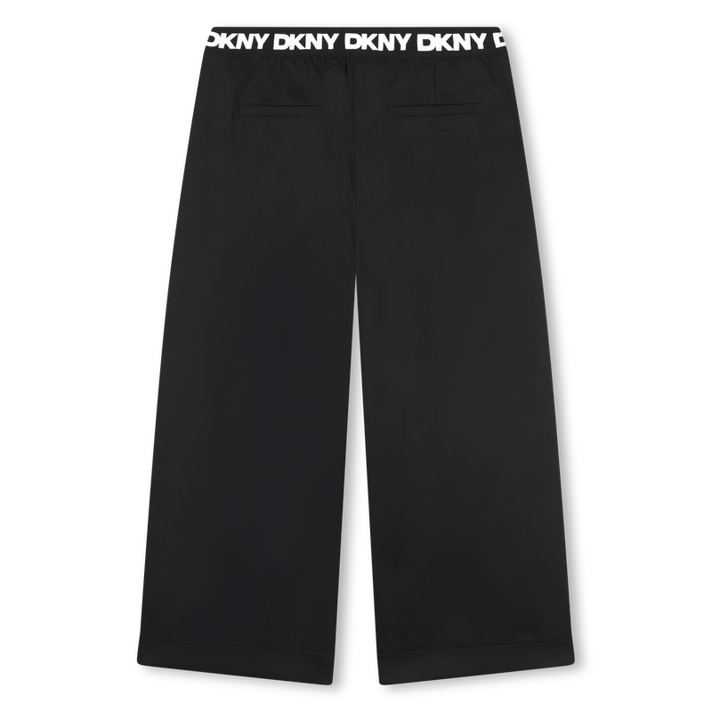 Feestelijke broek van katoen DKNY 
                        GIRL
