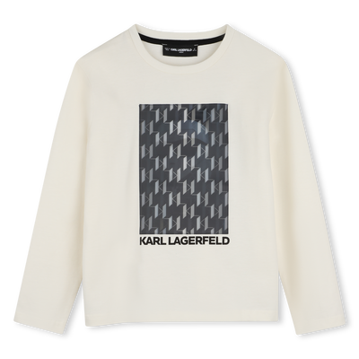 T-shirt met lange mouwen KARL LAGERFELD KIDS BOY