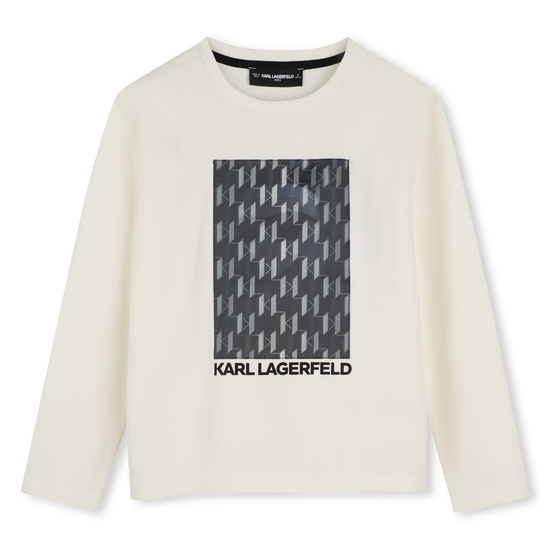 T-shirt met lange mouwen KARL LAGERFELD KIDS 
                        BOY
