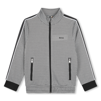 Vest met rits en print BOSS BOY