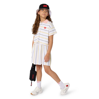 GESTREEPTE JURK HUGO GIRL