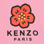 T-shirt met drukknoop op de schouder KENZO KIDS 
                    GIRL