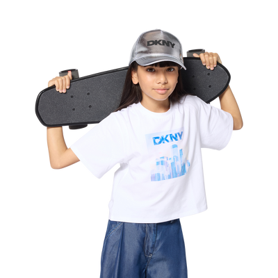 T-SHIRT MET KORTE MOUWEN DKNY GIRL