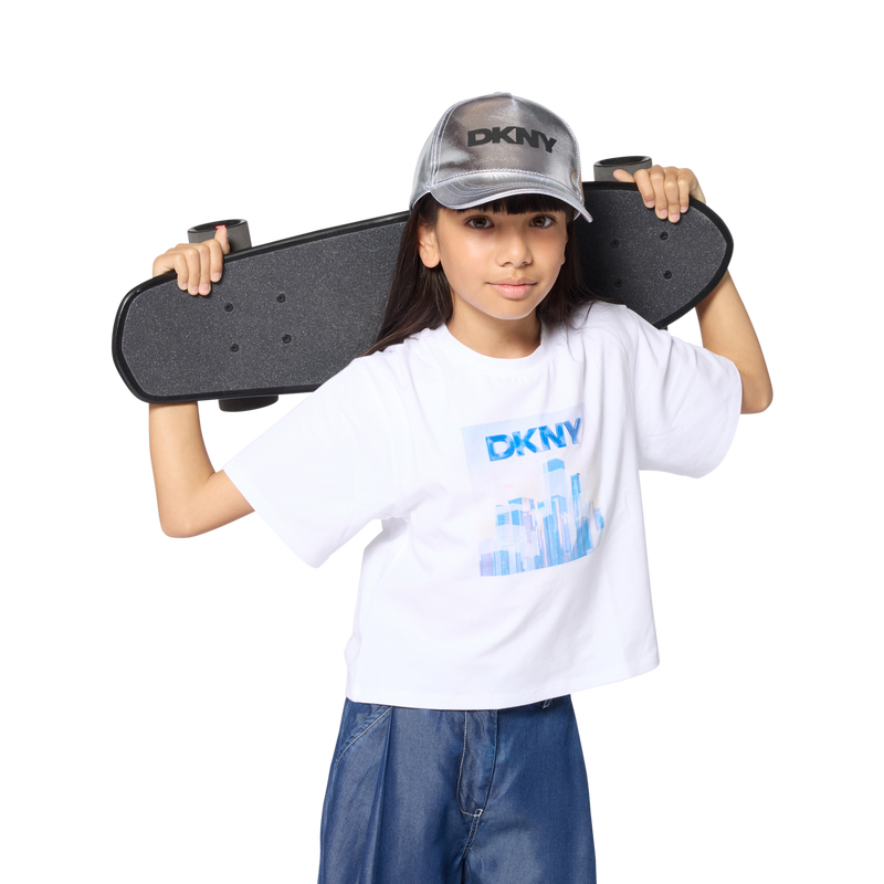 T-SHIRT MET KORTE MOUWEN DKNY 
                        GIRL