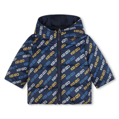 Waterdichte omkeerbare anorak KENZO KIDS BOY