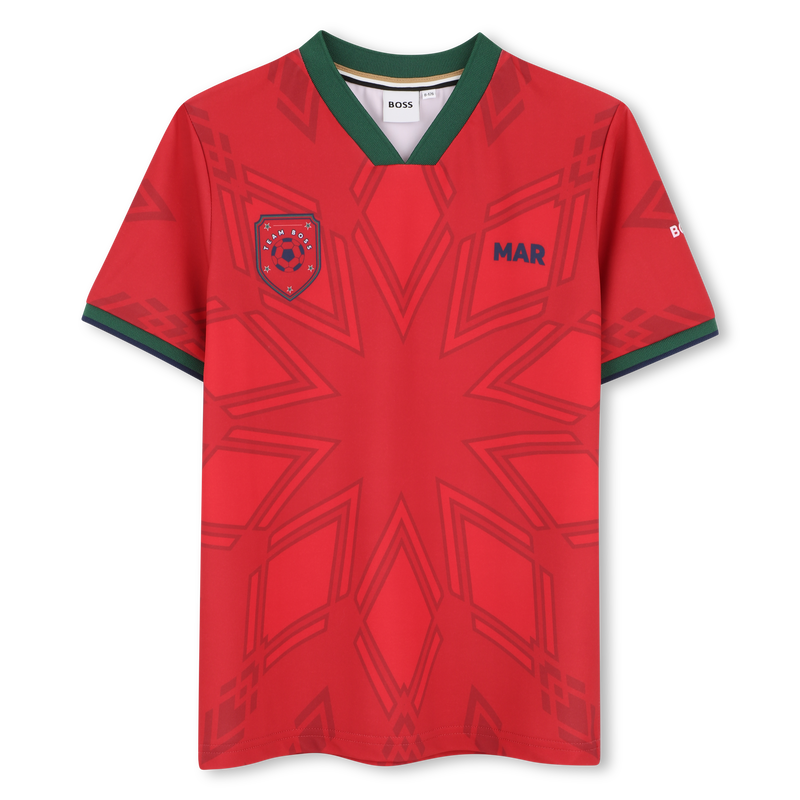 T-SHIRT MET KORTE MOUWEN BOSS 
                        BOY