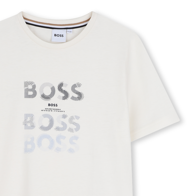 T-shirt met korte mouwen BOSS 
                        BOY