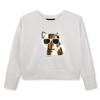 Langsleeve sweatshirt KARL LAGERFELD KIDS MEISJE