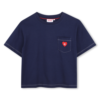 T-shirt met korte mouwen HUGO MEISJE