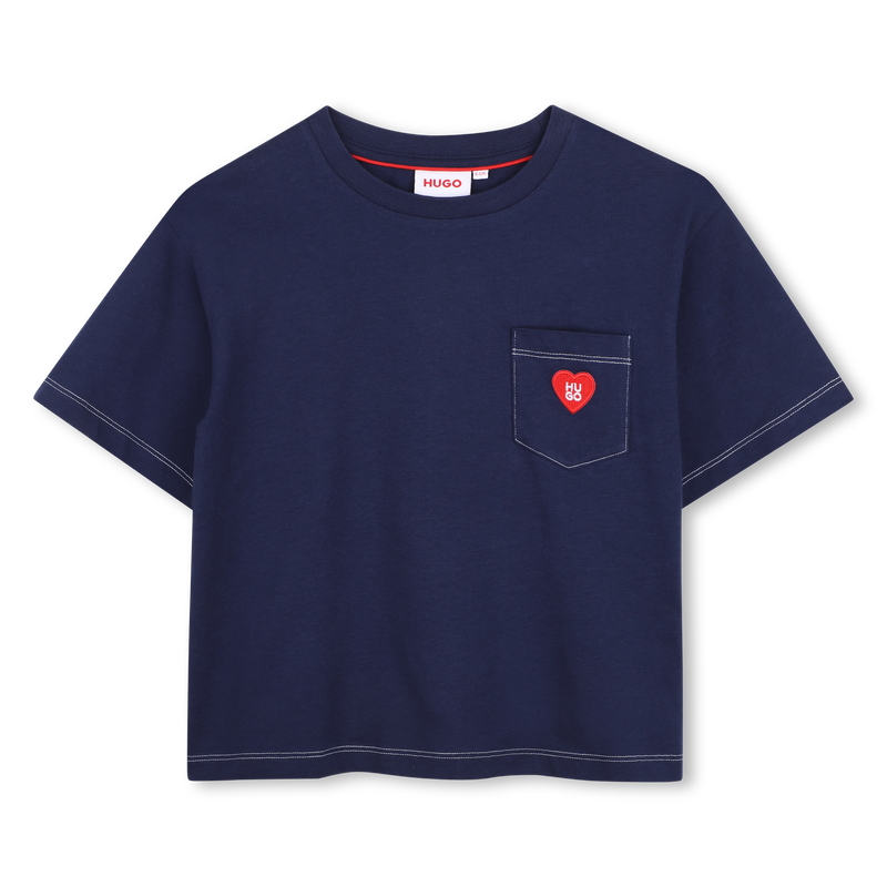 T-shirt met korte mouwen HUGO 
                        MEISJE