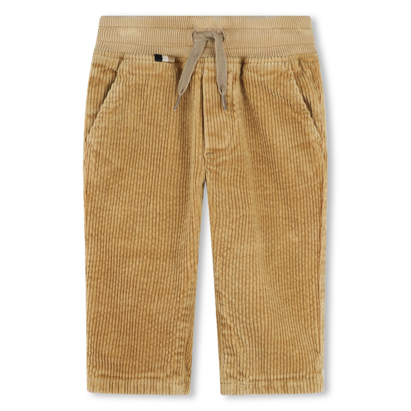 Effen velours broek BOSS 
                        BOY