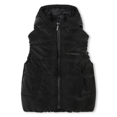 Mouwloze anorak met capuchon KARL LAGERFELD KIDS BOY