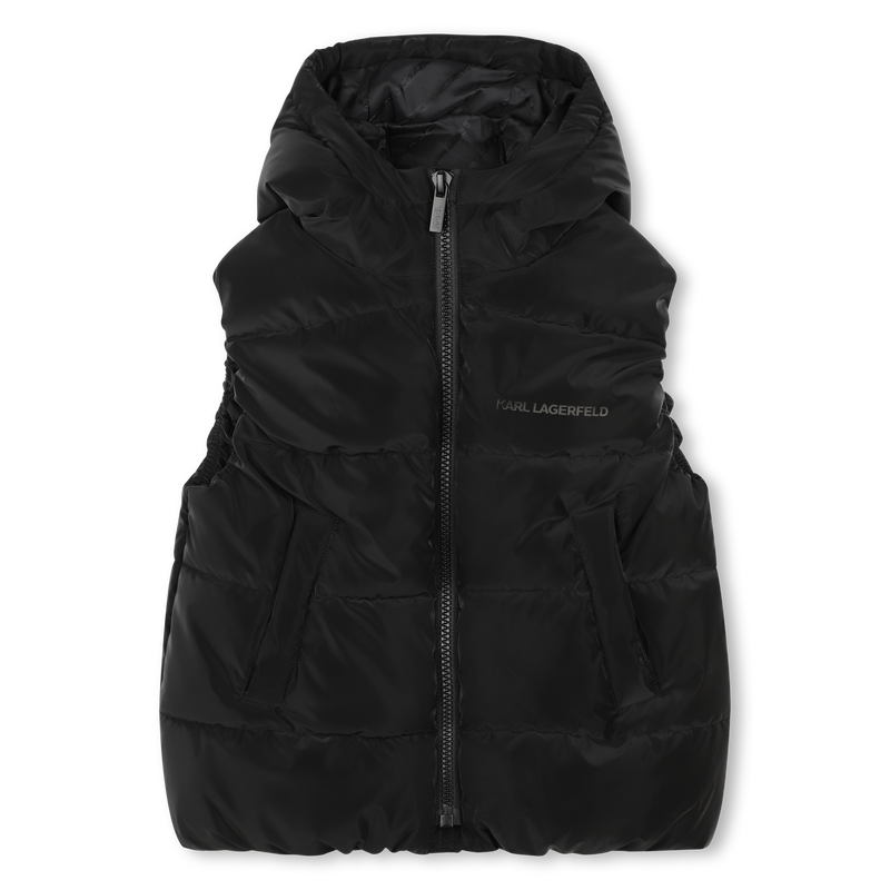 Mouwloze anorak met capuchon KARL LAGERFELD KIDS 
                        BOY