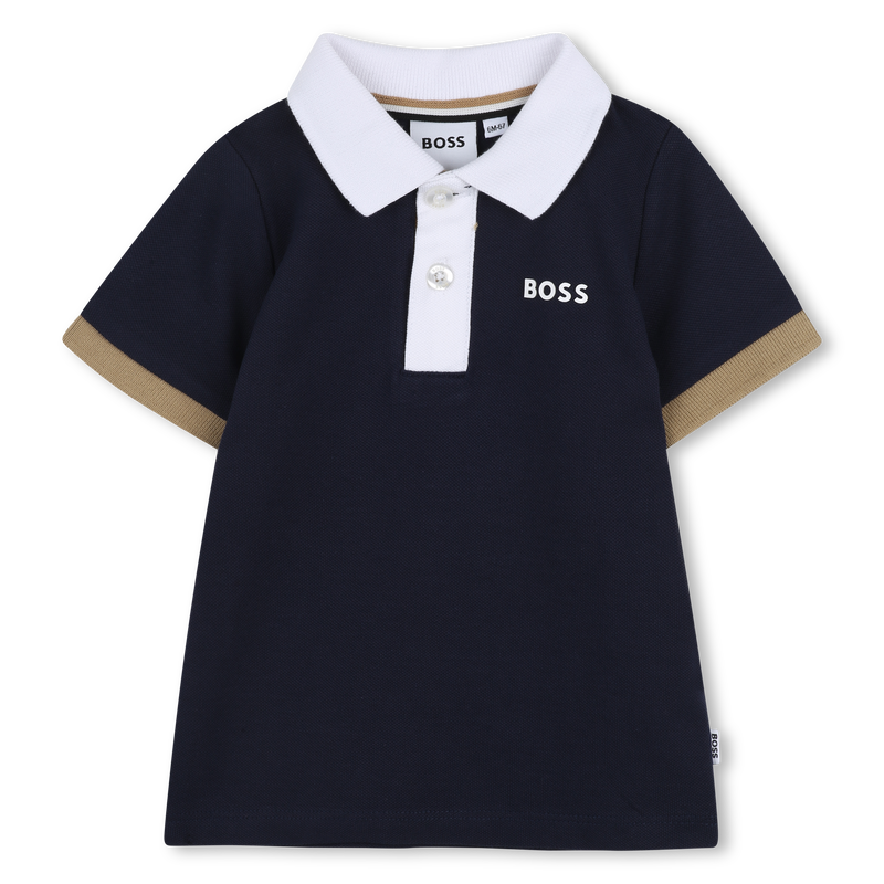 POLOSHIRT MET KORTE MOUWEN BOSS 
                        BOY