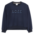 Sweater met borduursels BOSS 
                    GIRL