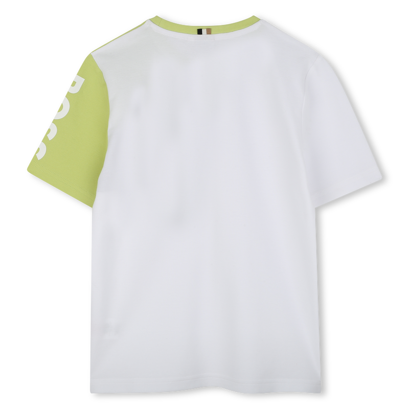 T-shirt van katoenen piqu&eacute; BOSS 
                        BOY