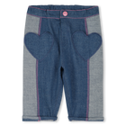 Tweekleurige jeans van katoen BILLIEBLUSH 
                    GIRL