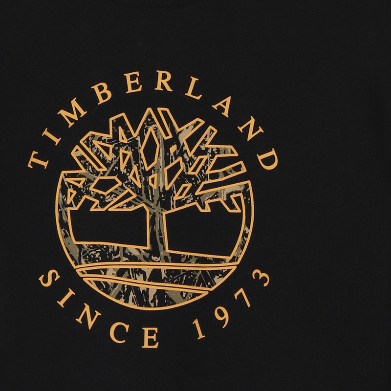Sweatshirt van geruwde fleece TIMBERLAND 
                        BOY