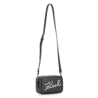Handtas, generfd en glad gecoat textiel KARL LAGERFELD KIDS 
                    GIRL