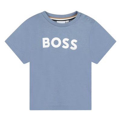 Katoenen T-shirt met logo BOSS BOY