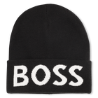 Gebreide muts met revers BOSS 
                    BOY