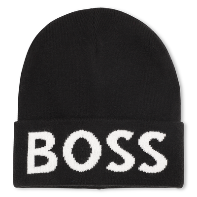 Gebreide muts met revers BOSS BOY
